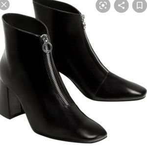 Zara ankle boots/booties with zipper